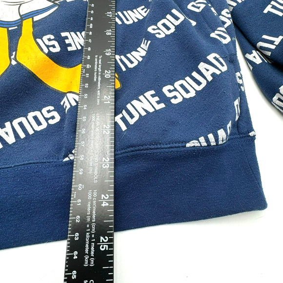 LOONEY TUNES RARE Vintage 1996 SPACE JAM Tune Squad Hoodie Sweatshirt Bugs Daffy - Picture 7 of 8